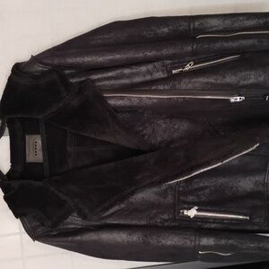 BlankNYC- Faux fur/faux leather Jacket NEW -High fashion designer Jacket-Size M